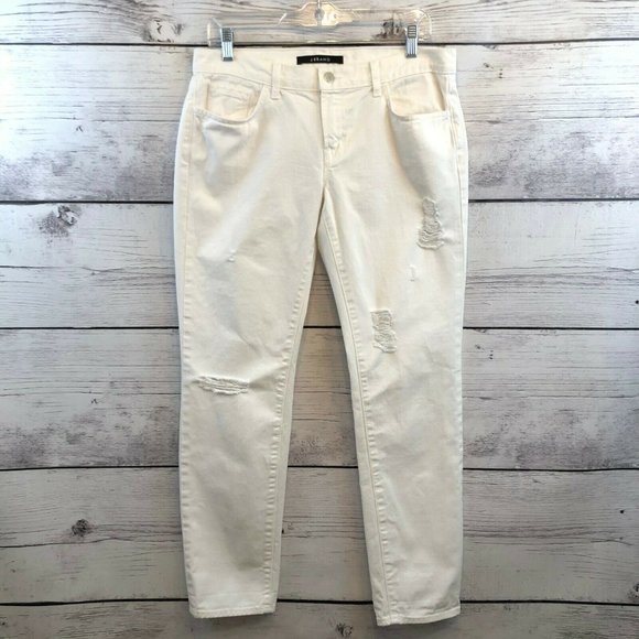 J Brand Aidan Distressed Slouchy Boyfriend Jeans - Picture 1 of 11